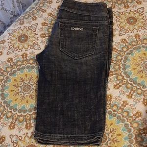 bebe denim shorts Size 28